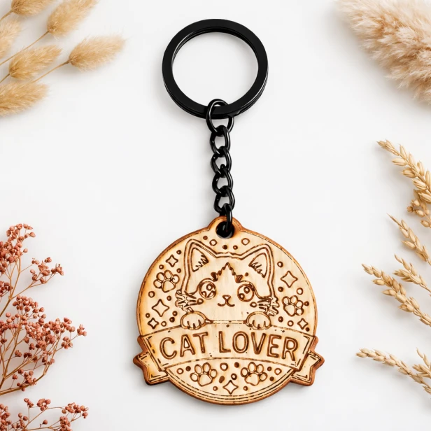 Brelok CAT LOVER